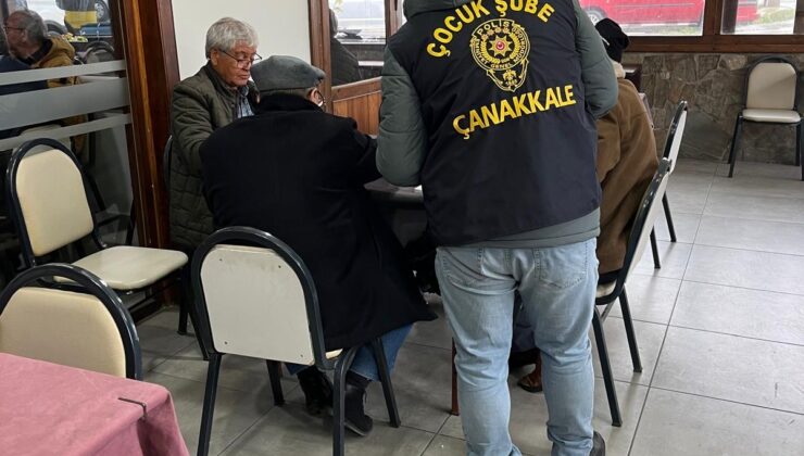 Çanakkale’de okul çevrelerine sıkı denetim
