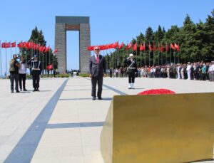 Çanakkale’de 15 Temmuz şehitleri, ’Şehitler Abidesi’nde anıldı