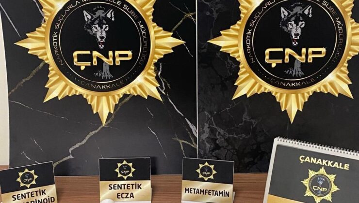 Çanakkale’de uyuşturucu operasyonlarına 5 tutuklama