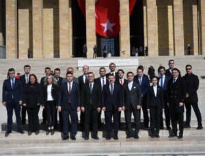 Tarihi Alan Başkanlığı heyetinden Anıtkabir ziyareti