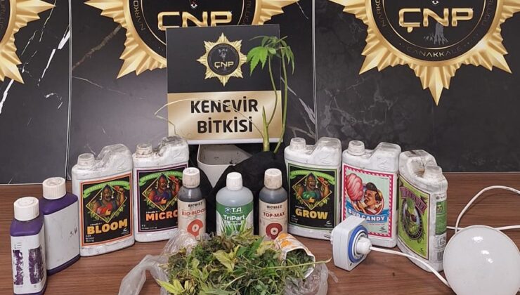 Çanakkale’de narkotik operasyonu: 5 tutuklama