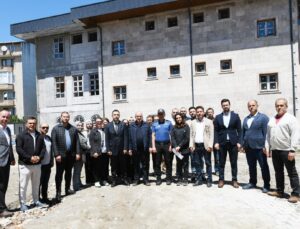 AK Parti’li Gider Lapseki’de Emniyet ve Milli Eğitim yatırımlarını inceledi