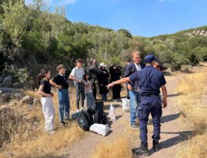Ayvacık’ta 16 kaçak göçmen yakalandı