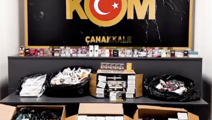 Çanakkale’de kaçakçılık operasyonuna 3 tutuklama