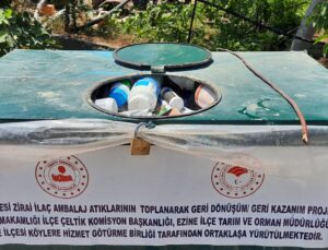 Çanakkale’de 8 yılda yaklaşık 500 bin adet bitki koruma ürünü zirai atık ambalajı toplanarak imha edildi