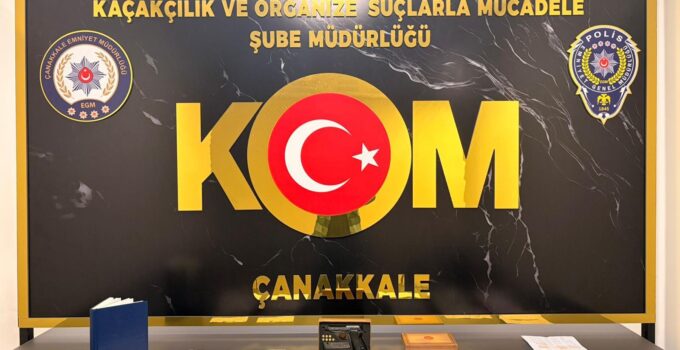 Biga’da tefecilik operasyonu: 2 tutuklama