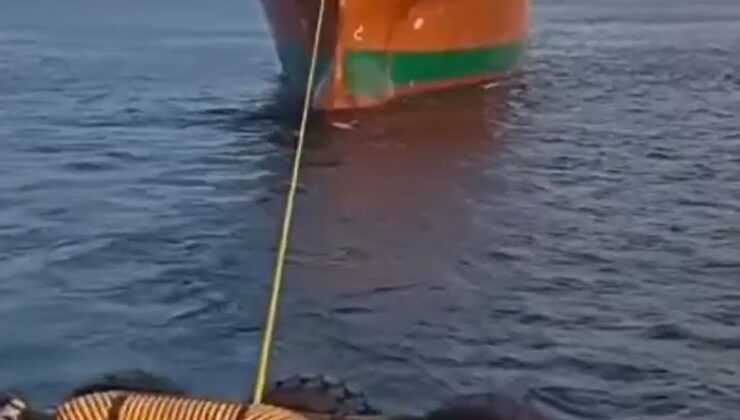 Çanakkale Boğazı’nda genel kargo gemisi makine arızası yaptı